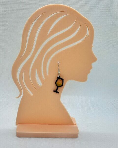 Boucles d'oreilles "verre de spritz"