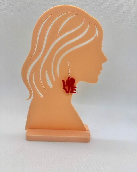 Boucles d'oreilles "love"