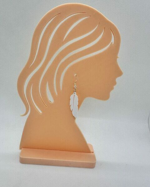 Boucles d'oreilles "plume"