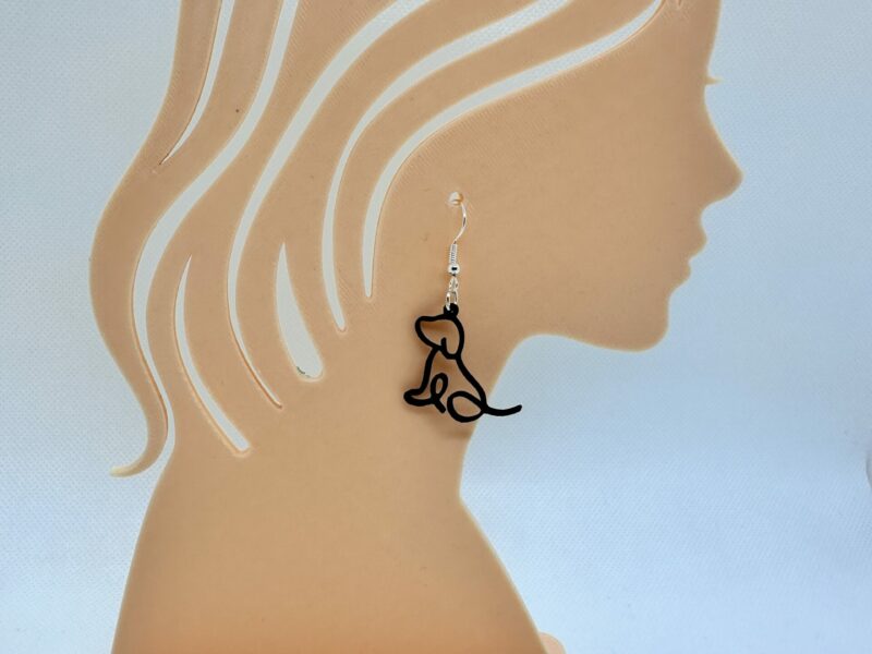 Boucles d’oreilles chien