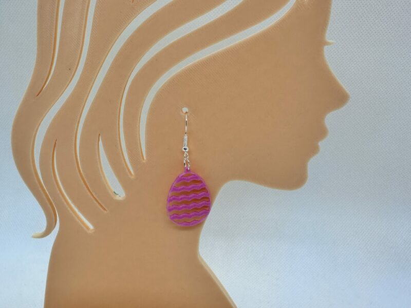 Boucles d’oreilles Œuf de Pâques