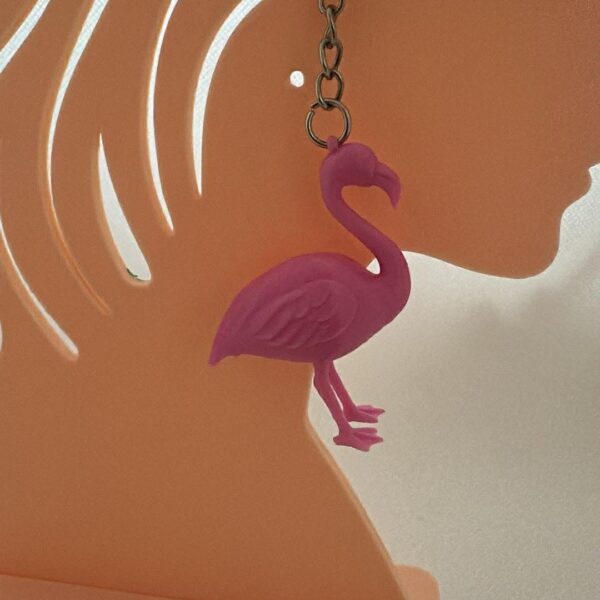 Porte-clé Flamant Rose