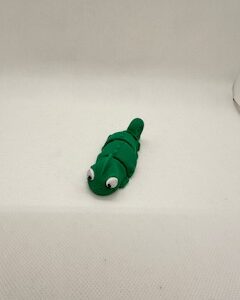 Porte-clé caméléon articulé