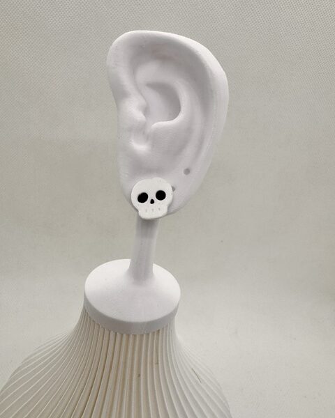 Boucles d’oreilles Puces Tête de Mort 💀