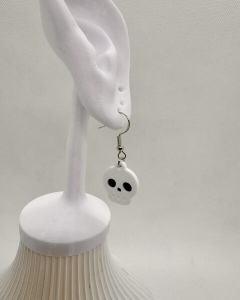Boucles d’oreilles pendantes Tête de Mort 💀